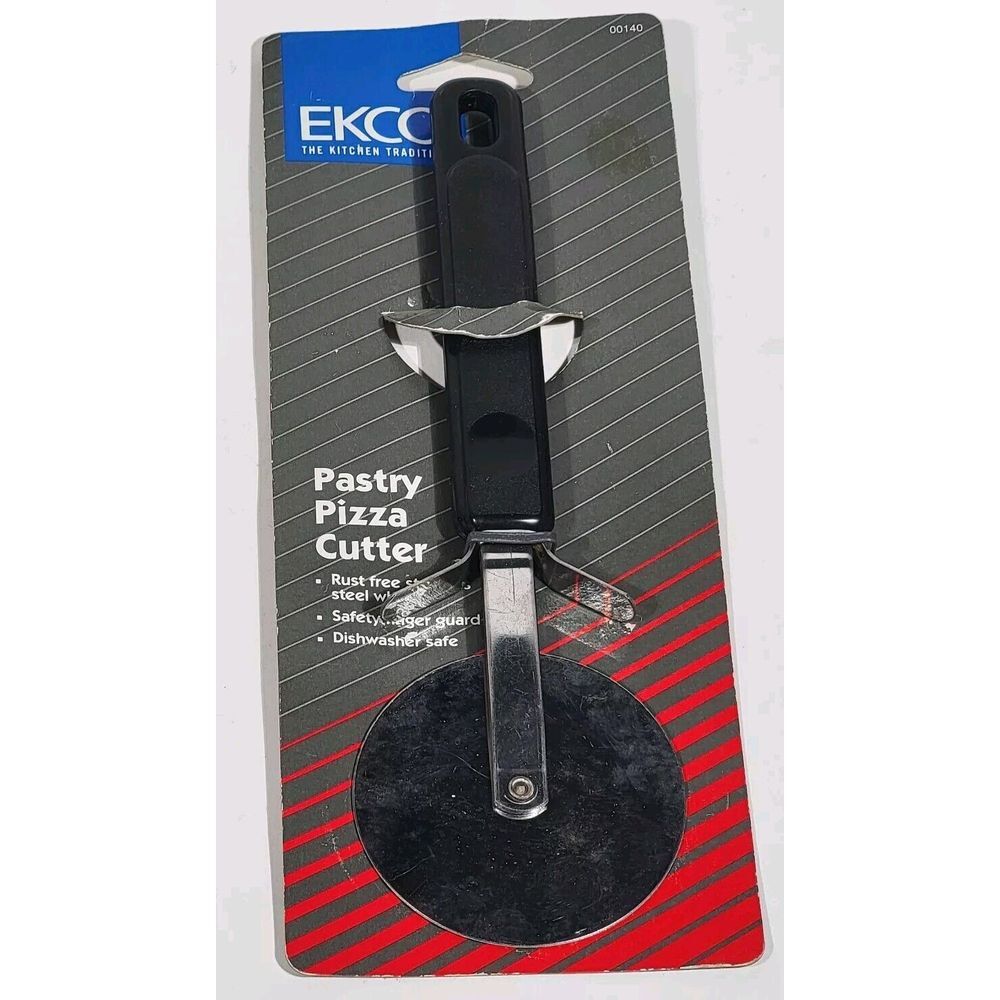 EKCO Hand Pizza/Pastry Slicer Cutter 2 5/8" Round Stainless Steel Wheel - NEW